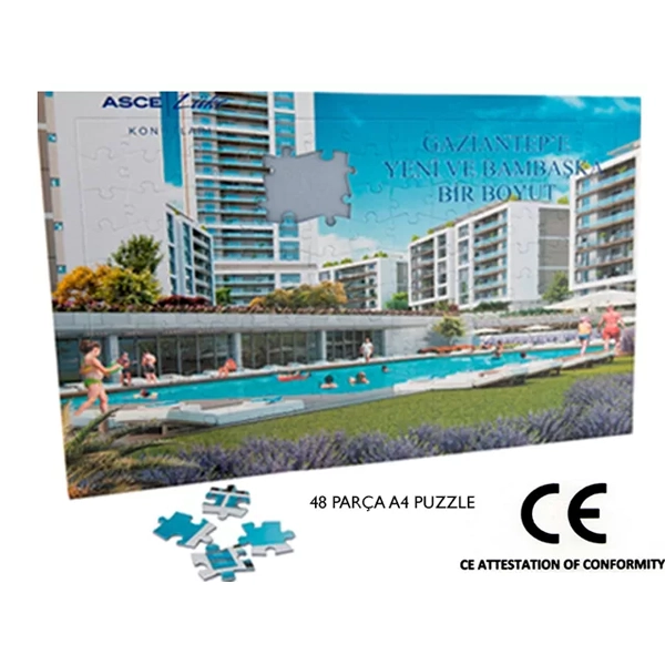 A4 Puzzle (Yapboz) 50 Parça