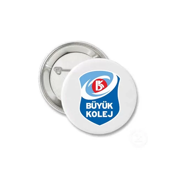 Buton İğneli Rozet (58 mm)