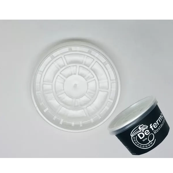 16 oz Plastik Çorba Kasesi Kapağı