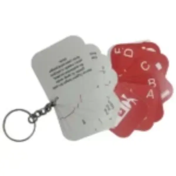 Kılavuz PVC Anahtarlık 6 parça