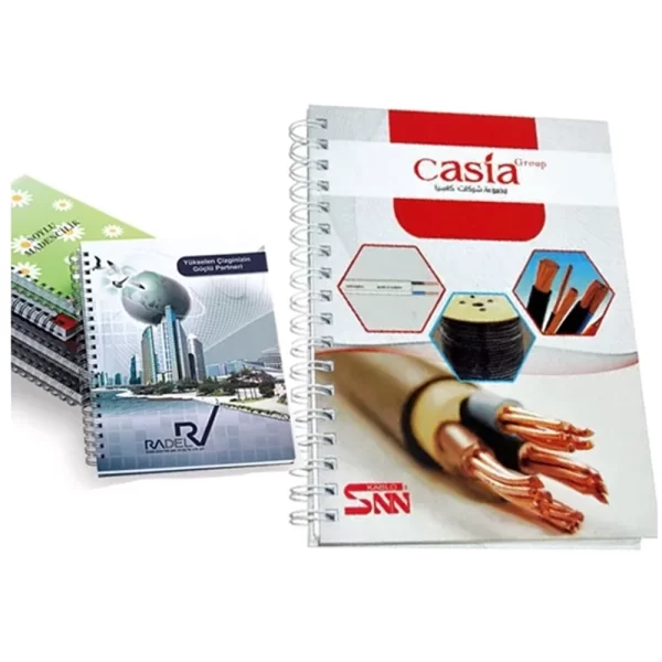 A5 Sert Kapak Spiralli defter