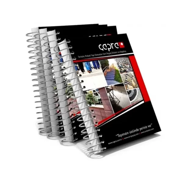 A6 Sert Kapak Spiralli Defter