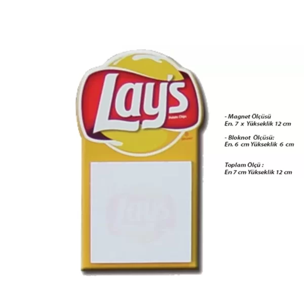 Bloknotlu Magnet 7,5×11 cm