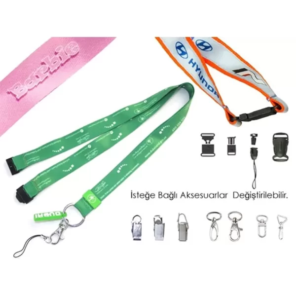 Lanyard Boyun Askı ipi Emniyet Kilitli – Lanyards  202