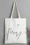 promosyon ham bez çanta 1 renk logo baskılı 30x40 cm hme 1