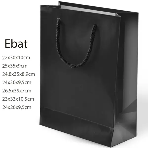 Promotional Laminated Cardboard Bag – 25x8x36 cm - Image 2