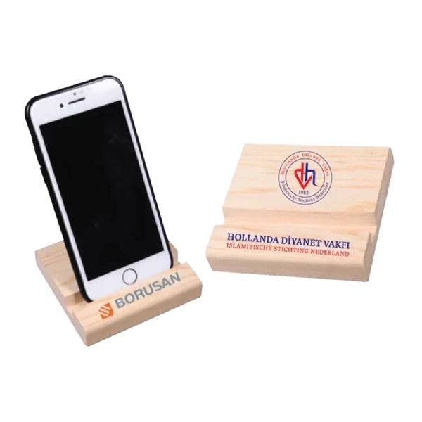 Ahşap Telefon Standı (Kızıl çam)