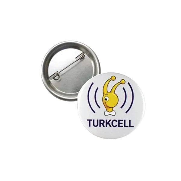 Buton İğneli Rozet (50mm)