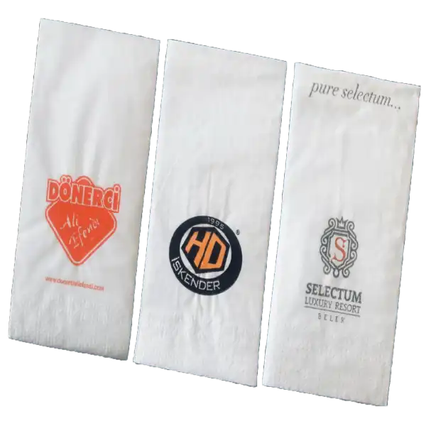 Logolu Peçete Çift Kat 40×40 cm – RST 4040