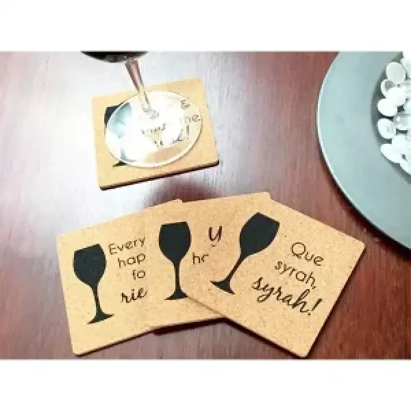 4 mm Mantar Bardak Altlığı 9×9 cm – BAK 17