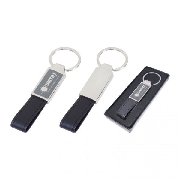 Tek Taraflı Metal Suni̇ Deri̇ Anahtarlık  –  ANH 2223