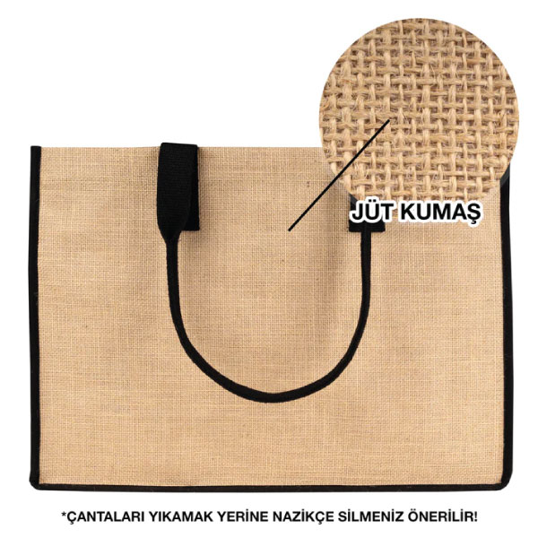 Jüt Plaj Çanta - JTC 4531 2 Jüt Plaj Çanta - JTC 4531 - Görsel 2