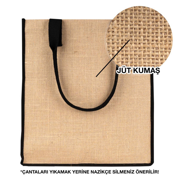 Jüt Plaj Çanta - JTC 3540 3 Jüt Plaj Çanta - JTC 3540 - Görsel 3