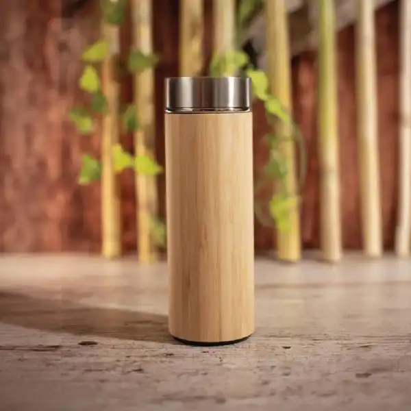 Ahşap Kaplama Termos 450 ML TM 8154