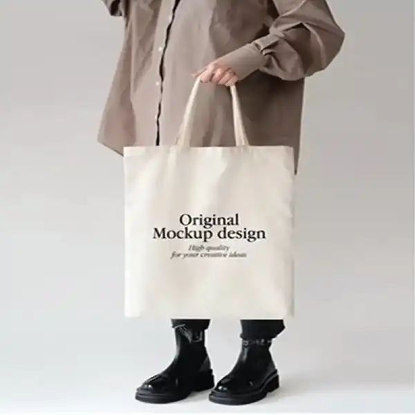 35×45 cm 100% Organic Cotton Tote Bag – HME 3