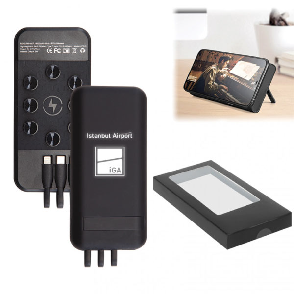 10.000 mAh Powerbank - PB-4007 2 10.000 mAh Powerbank - PB-4007 - Görsel 2