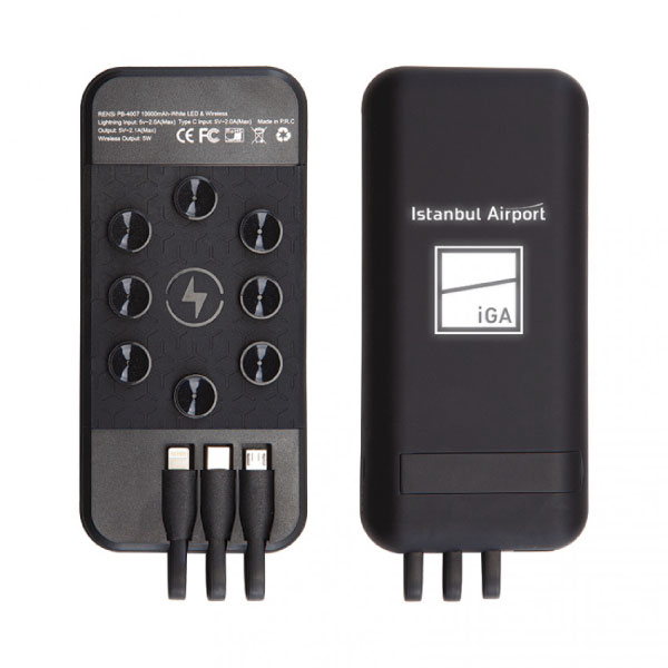 10.000 mAh Powerbank - PB-4007 3 10.000 mAh Powerbank - PB-4007 - Görsel 3