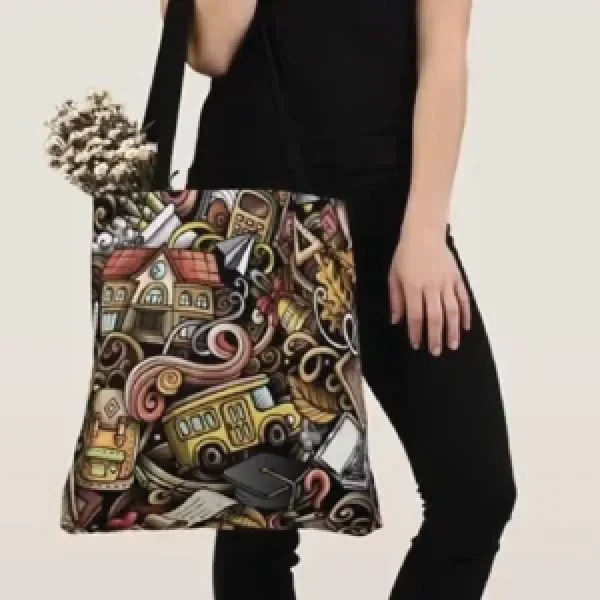 Soft Ham Bez Çanta Renkli Baskı 35×40 – STD 2