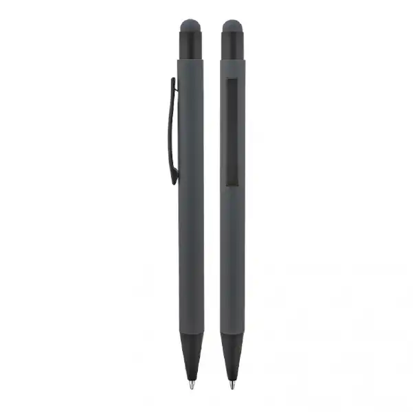 Metal Tükenmez Touchpen Rubber Gövde Kalem - 1027 4 Metal Tükenmez Touchpen Rubber Gövde Kalem - 1027 - Görsel 4